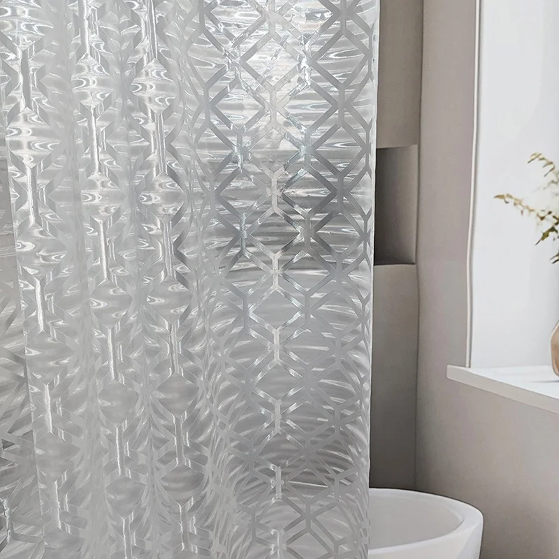 Bathroom Shower Curtain 180X200 Waterproof Mildew-proof