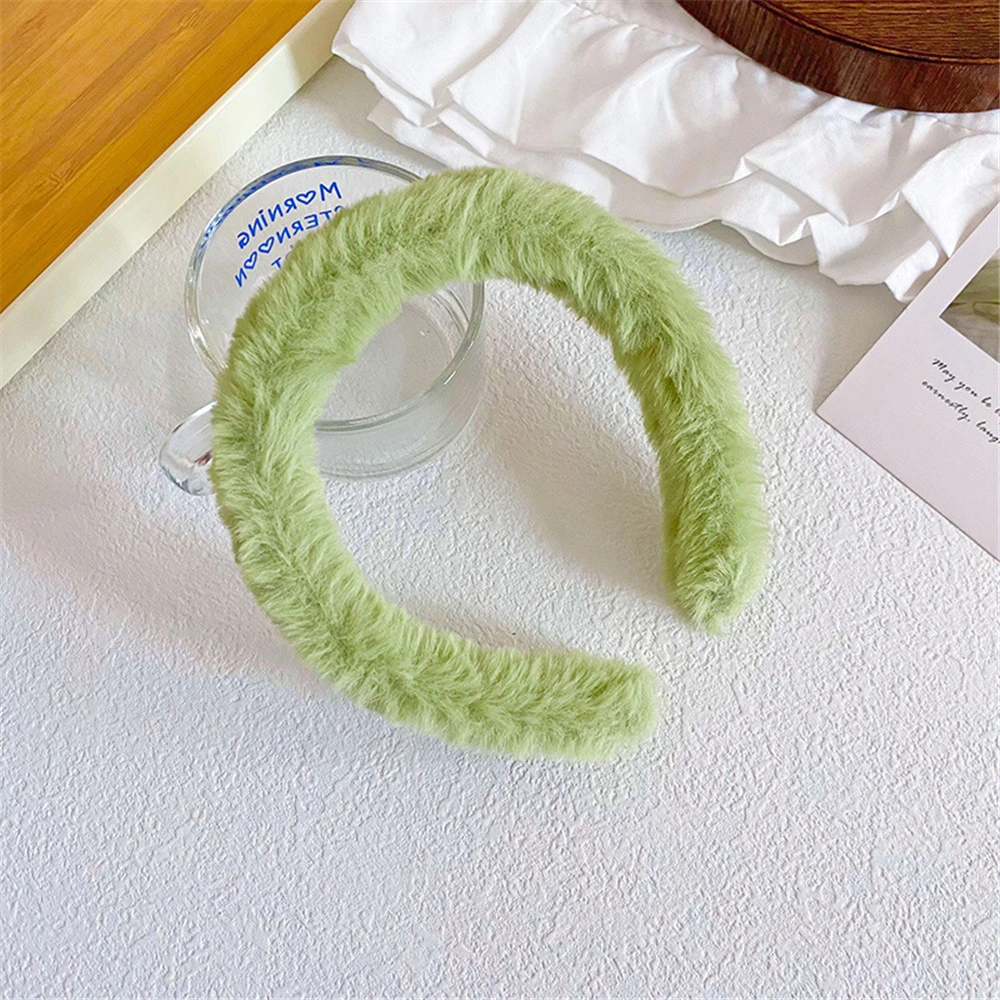 Hair Accessories Headband Korean Plush For Women Autumn Winter