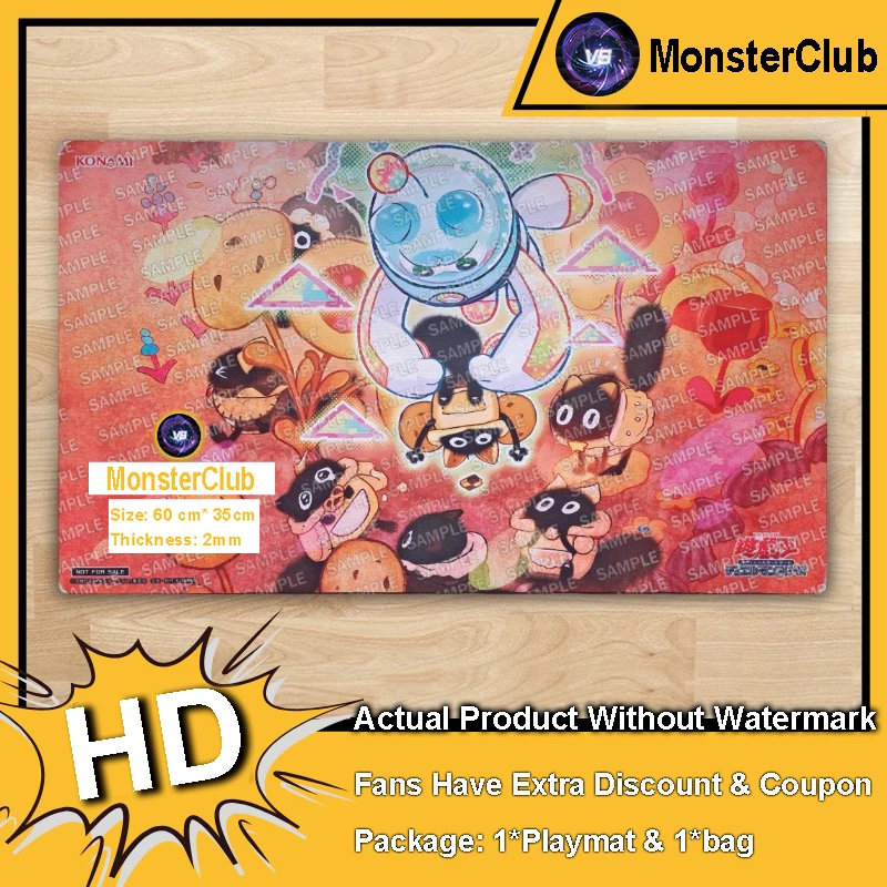 YuGiOh Cooky Yummy Way Play Mat YummySnatchy Playmat クッキィ