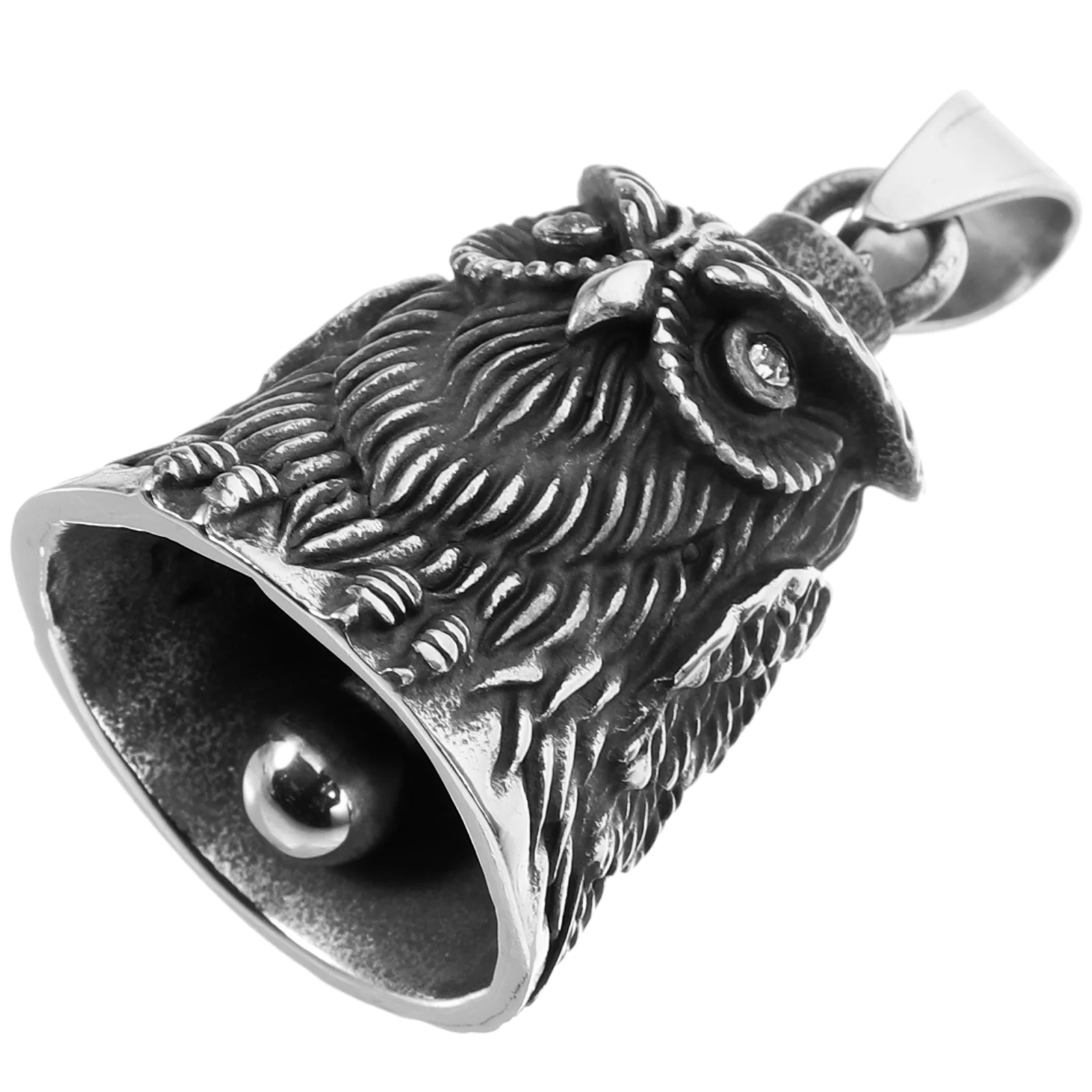 Motorcycle Bells Owl Guardian Bell Owl Motorcycle Good Luck Bell Biker Guardian Riding Bells Hanger Or Keychain