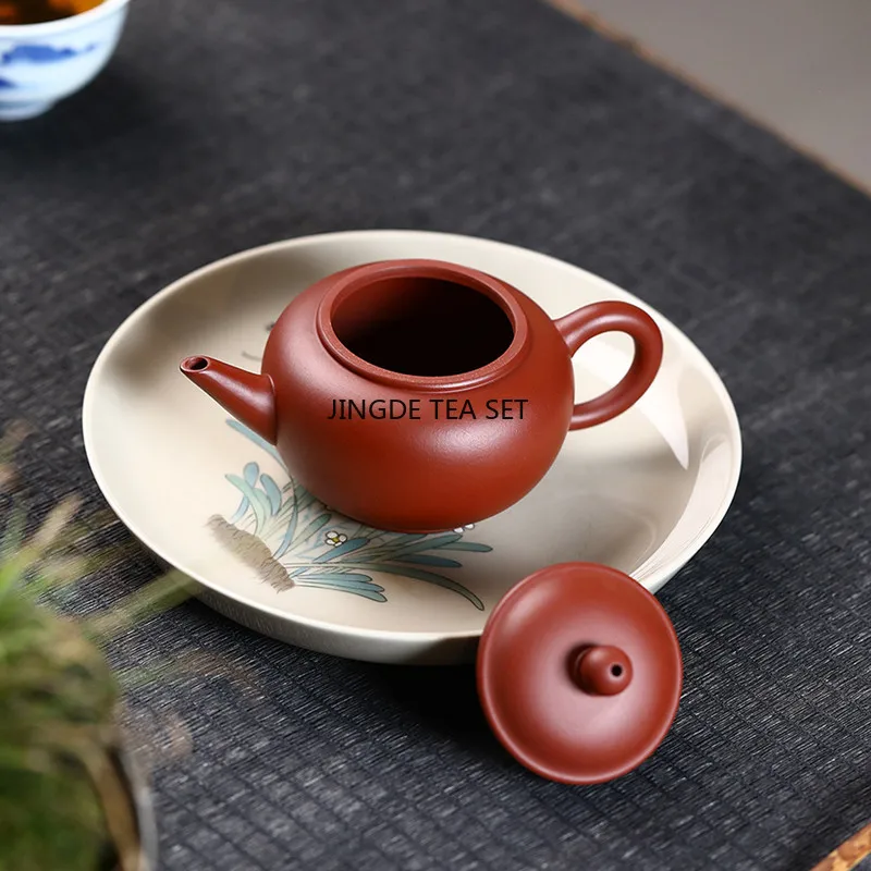 200ml Yixing Yixing purple clay teapot original ore Dahongpao tea set accessories household kung fu tea set