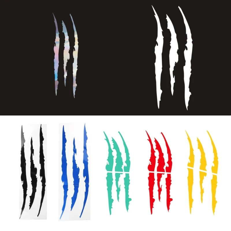 

Автомобильные наклейки Светоотражающие когти монстра Царапины Фары Наклейки на бамперы Водонепроницаемая наклейка Наклейка на