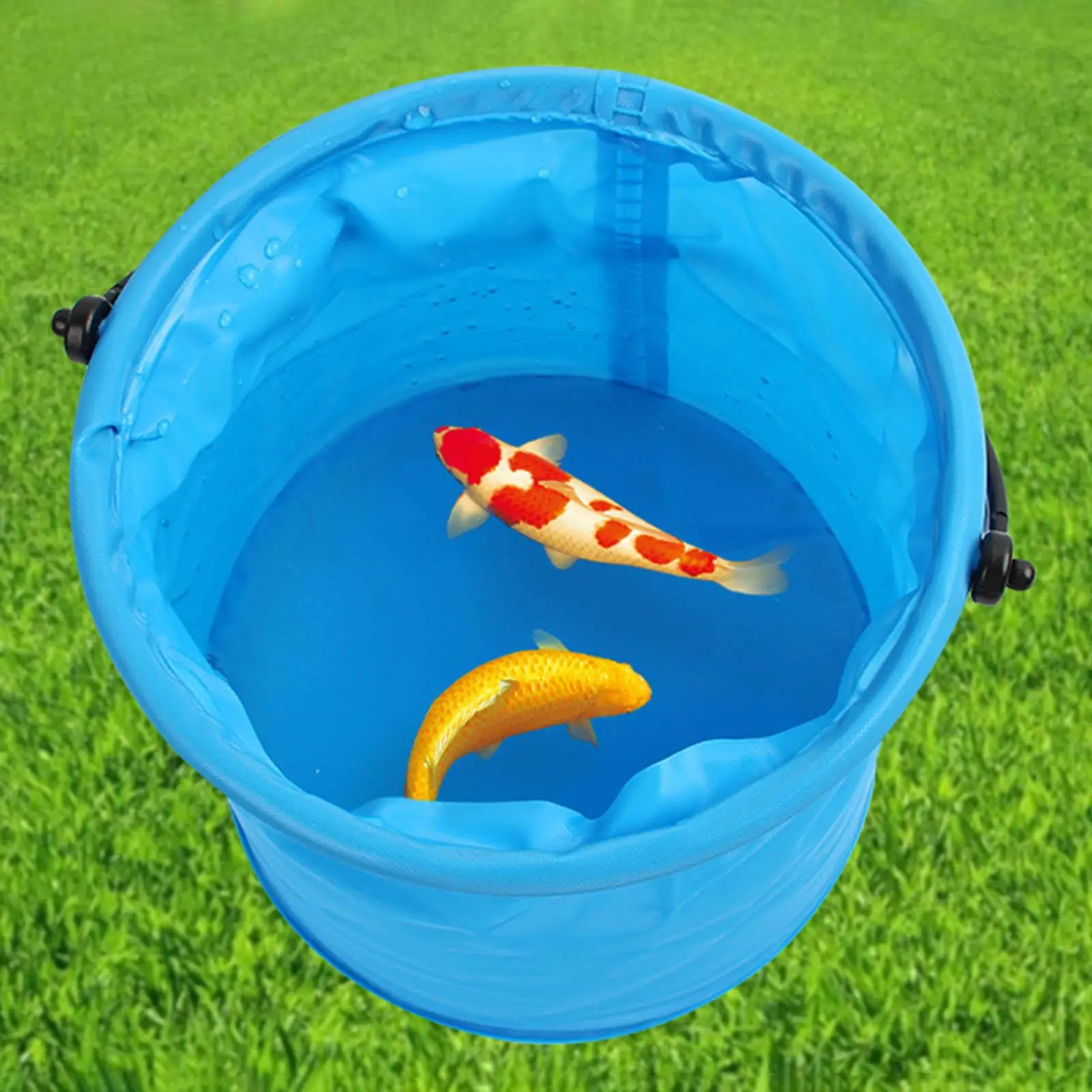 Secchio Pieghevole Portatile TRIWONDER | 16 Litri, Impermeabile, In Oxford 300D | Per Campeggio, Pesca, Picnic | Leggero 260g - 5