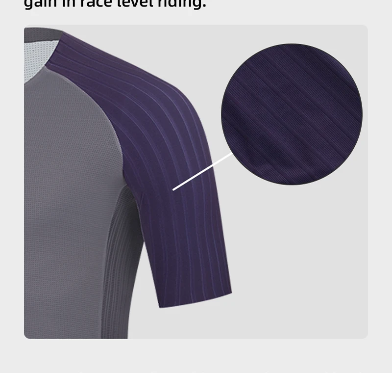 YKYWBIKE 2026 Herren MTB Kragenloses Radtrikot Aerodynamisches Raglan Kurzarm Fahrradshirt Rennrad Sommer Trikot Pro – Detail 11