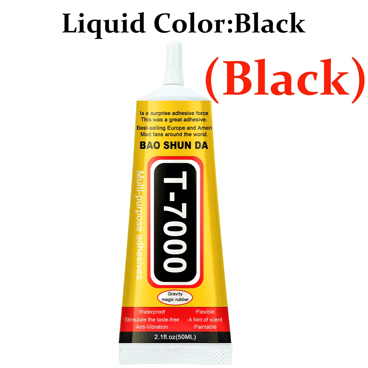 Clear Contact Adhesive with Precision Applicator - Universal Glass & Plastic Repair Glue