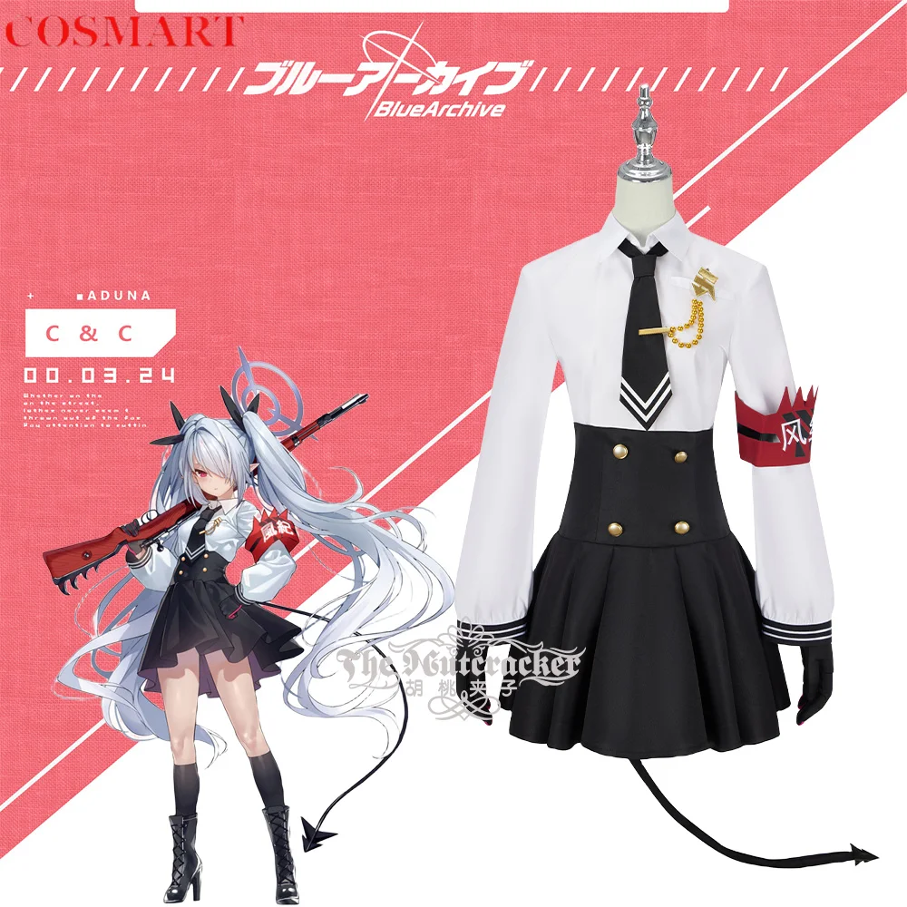 

COSMART Blue Archive Shiromi Iori Cosplay Costume Cos Game Anime Party Uniform Hallowen Play Role Clothes Clothing New Full