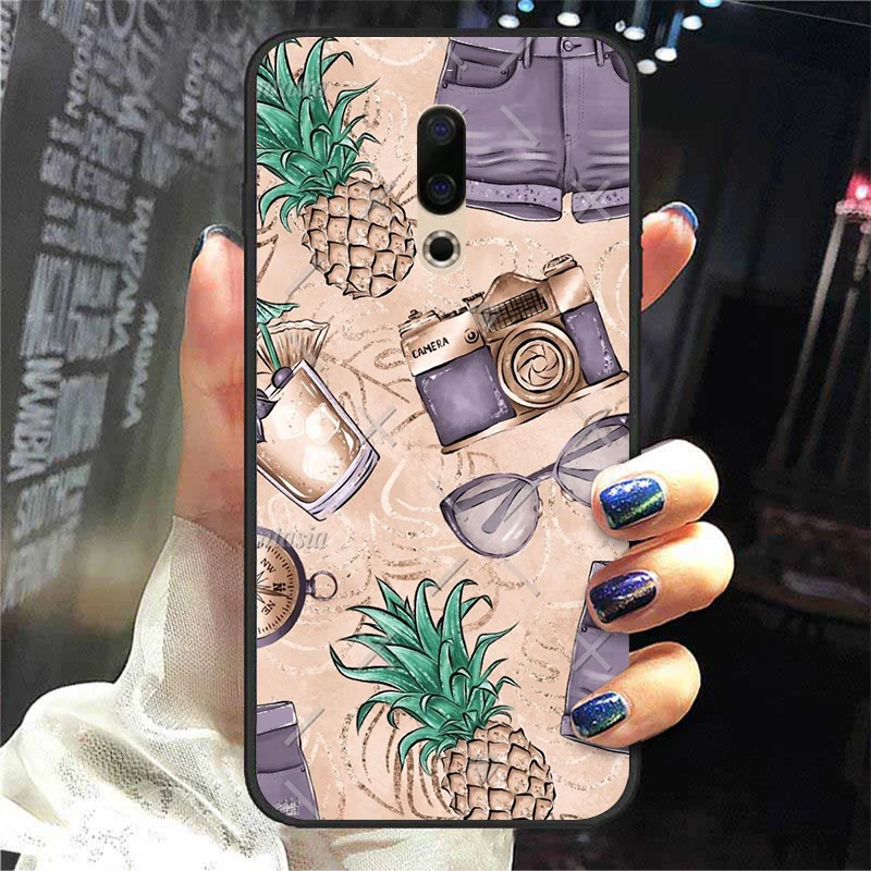 For Meizu 16Xs Case Silicone Cases For Meizu 16 Plus 16X 16Plus Cover Soft TPU Back Covers Bumpers Luxury Fashion cases for meizu back Cases For Meizu