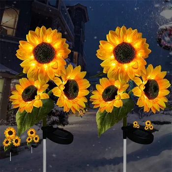 Solar Sunflower Garden Lights 1