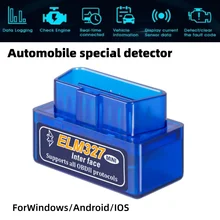 슈퍼 미니 ELM327 V2.1 블루투스 5.1, OBD2, 안드로이드, IOS PC 스캐너 코드 리더 도구, OBDII 프로토콜용 자동차 진단 도구