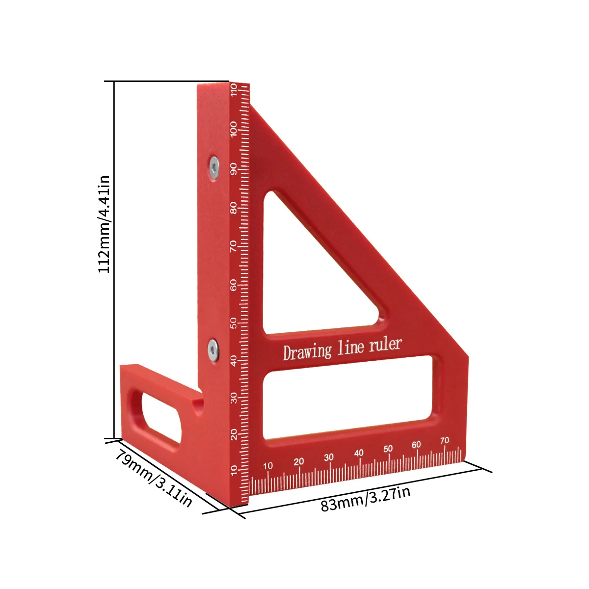 Multi-Angle Carpenter Ruler 3