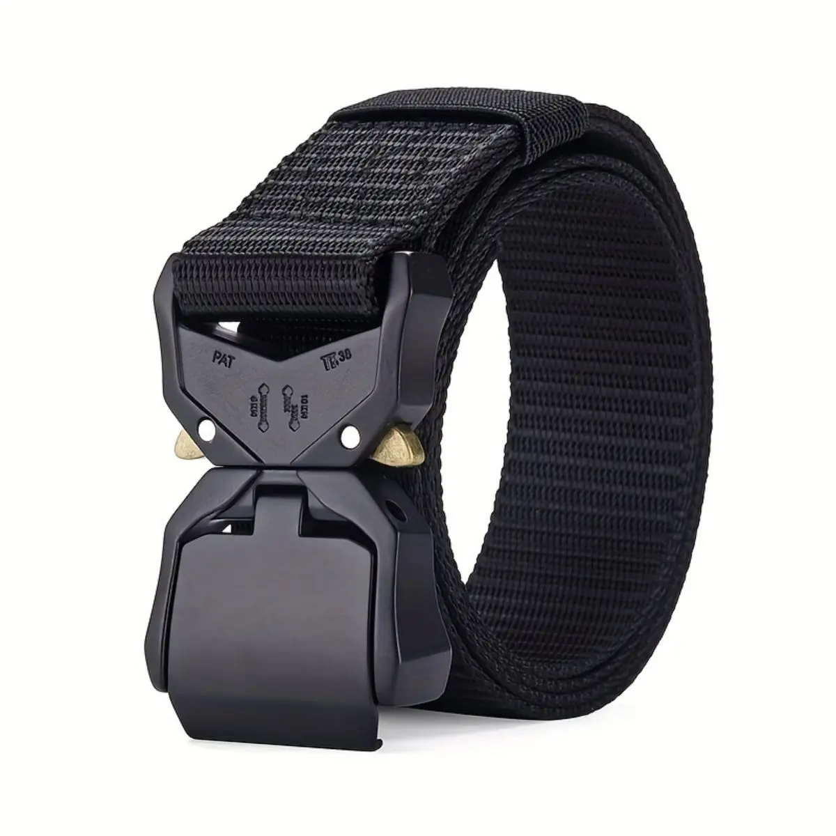 1pc Men's Belt Outdoor Tactical Belt Multi-Function Buckle Nylon Belt High Quality Alloy Buckle Belt Sports Canvas Neutral Belts