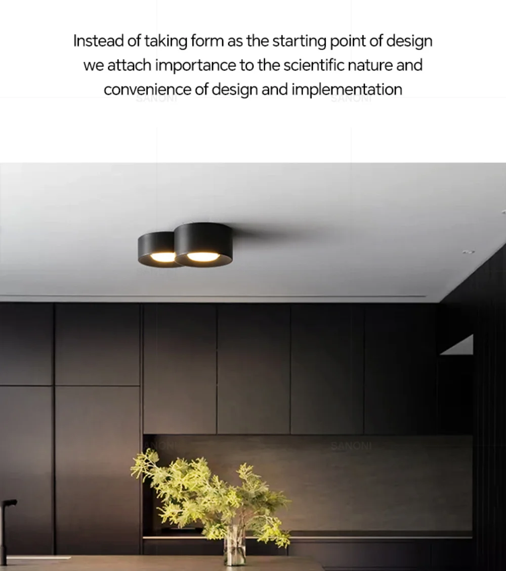 Modern LED Ceiling Light Cylinder Ceiling Spotlight S5b3d760113584283acff301fc95697368