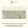 Ajazz AK992 Wired Mechanical Keyboard 98-Key Full Layout Hot-Swap USB Gaming keyboard Multimedia Key Knob for Desktop PC Laptop 1