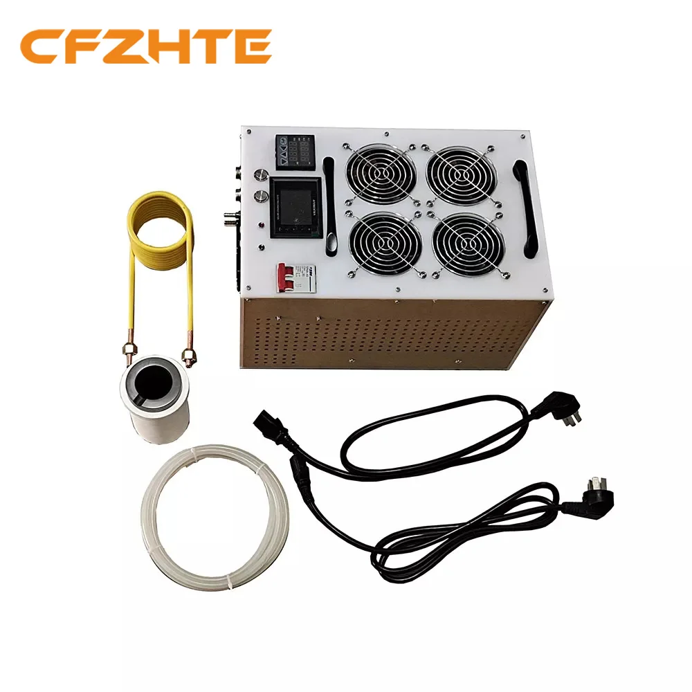 NEW 5000W High Frequency Induction Heater Induction Heating Machine Metal  Smelting Furnace+heating coil +Crucible + thermostat - AliExpress