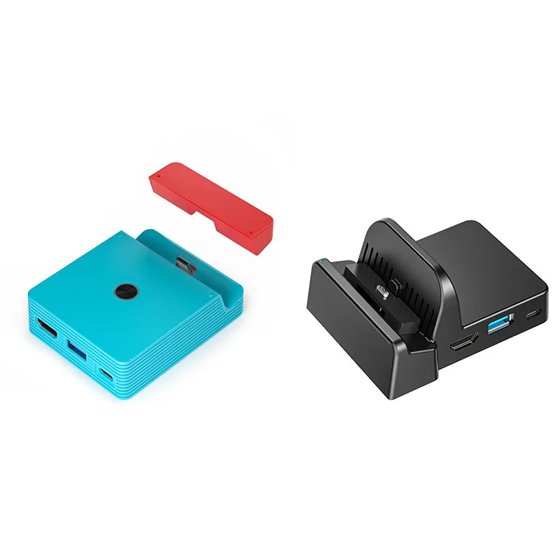 Per Switch Magnetic Casting Dock Nintendo Ns Oled Host-Compatibile Casting Base Di Ricarica Portatile A 3 Porte