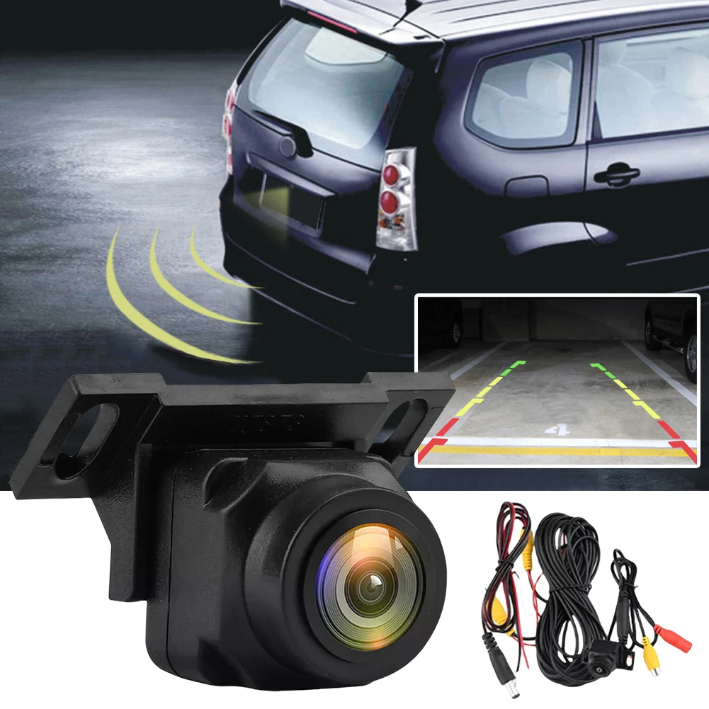 Cámara De Marcha Atrás 1080P Con Visión Nocturna LED - 170° ángulo, IP68 Impermeable, Para Coche, SUV, Furgoneta O Camión | Conexión 12V-24V, Instalación Fácil