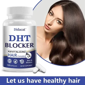 Reduces Prostate Inflammation DHT Blockers Promote Hair Growth,Hair Loss,Thinning Hair in Men-Saw Palmetto Prostate Supplement