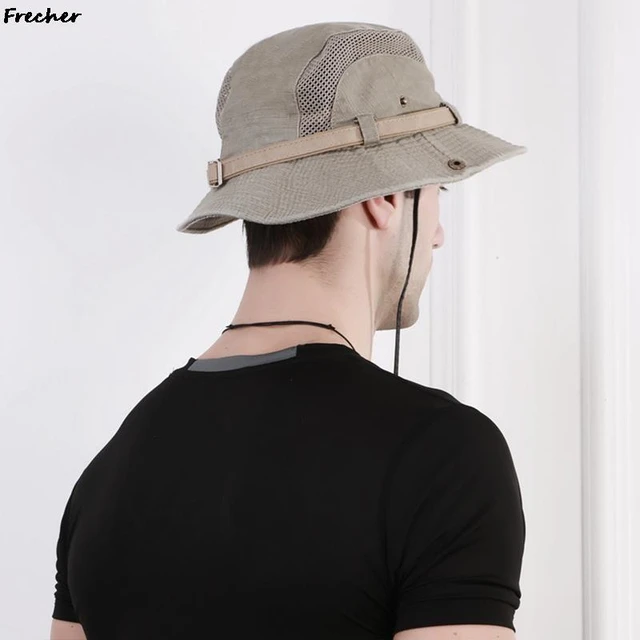 Breathable Jeans Jazz Caps Men Fishing Jungle Hats Grassland