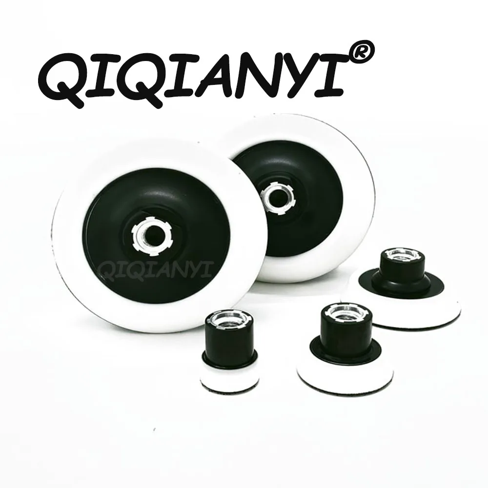 1/2/3/5 inch Soft Edge Backing Plate for Rotary Polisher 25mm-125mm Hook & Loop Adhesive Back Plate for ing Pads