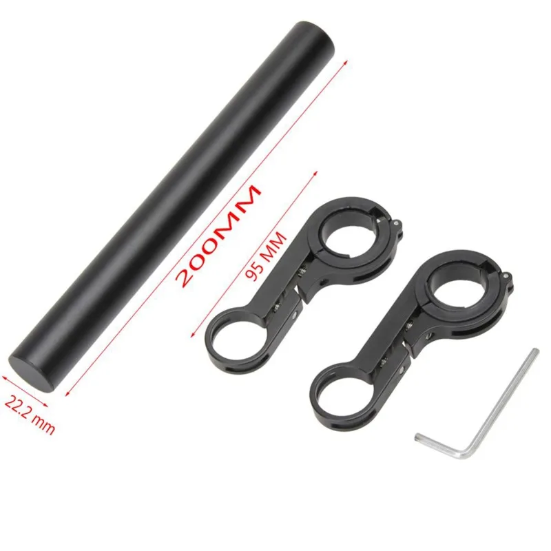 10/20/30 cm Fahrrad Lenker Erweiterte Halterung MTB Scheinwerfer Montieren Verlängert Bar Straße Mountainbike Lenker Extender rack Teile – Detail 25