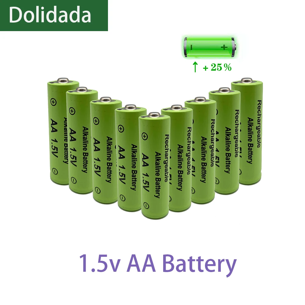 

AA 1.5V 3800mah Battery Rechargeable Battery chargeable For Clock Toys Flashlight Remote Control Camera Torch With Charger
