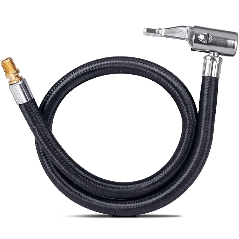 Car Tire Inflator Hose Inflatable Air Pump Extension Tube Adapter Twist