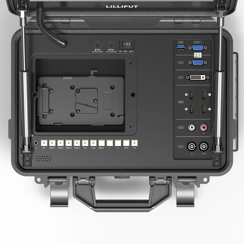 BM120-4KS 12.5'' with carry on 4K broadcast director monitor  + suitcase and V B