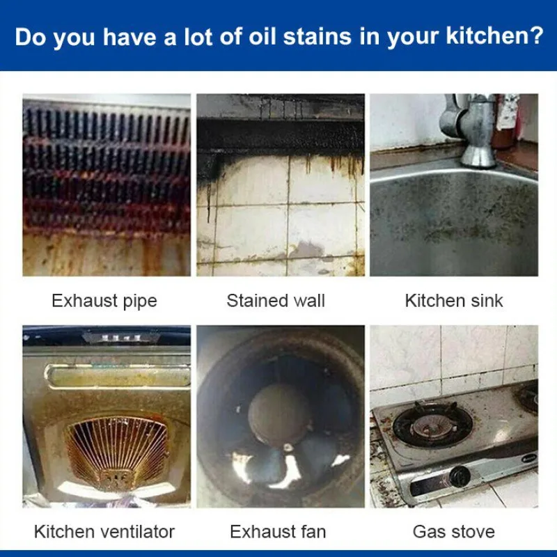 Oil cleaner Kitchen cleaner Kitchen Strong Cleaner Multi functional Strong Oil Removal Cleaner Household Professional