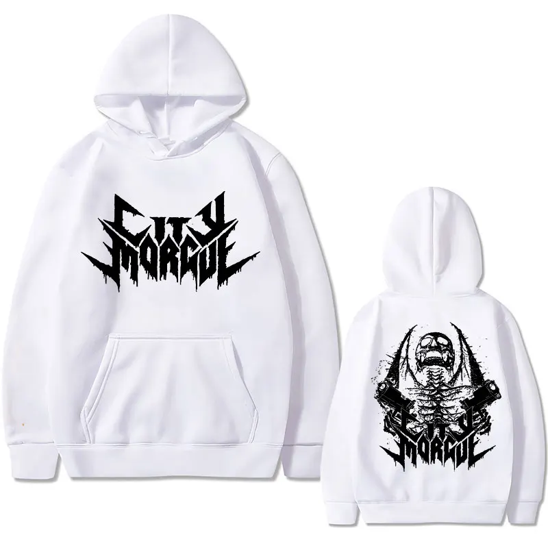 Rapper Zillakami Sosmula City Morgue Double Sided Print Hoodie 