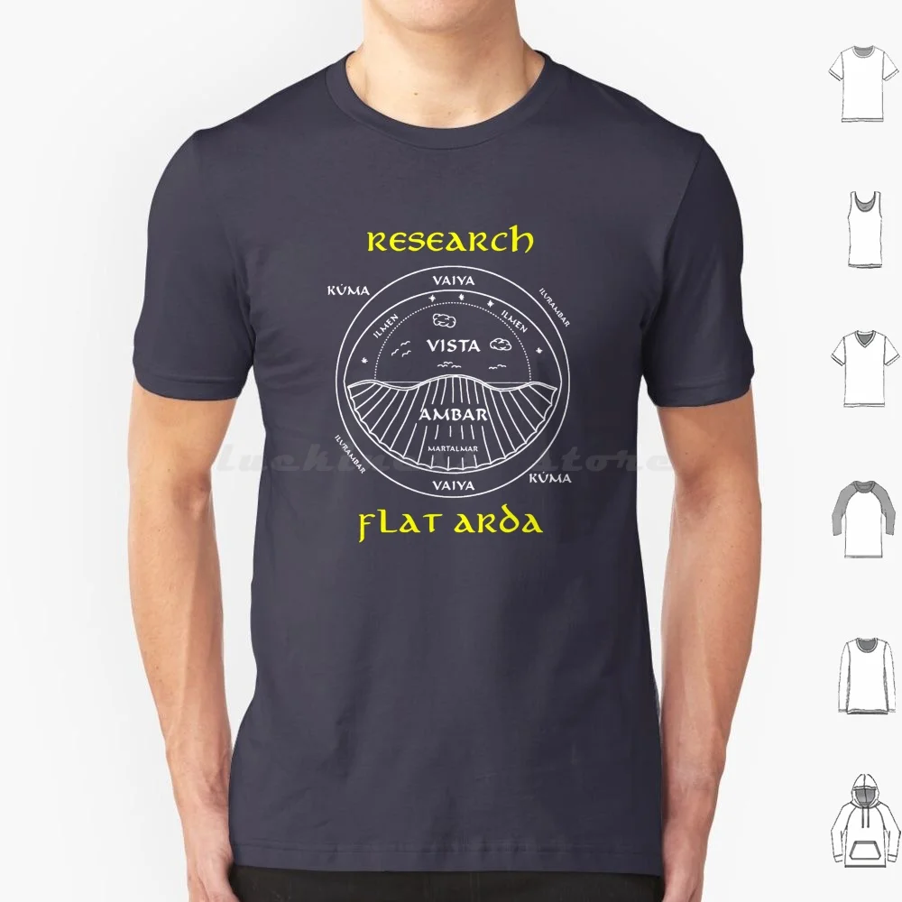 Ricerca Piatta Arda! Light On Dark T Shirt Cotone Uomo Donna Stampa Fai Da Te Ricerca Flat Arda Flat Arda Flat Earth Silmarillion Elf