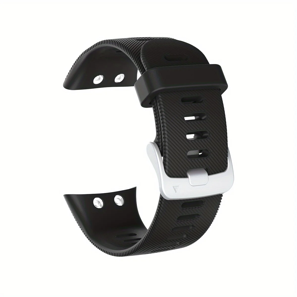 Premium 20mm Soft Silicone Watchband with Tool – Replacement Wristband Strap