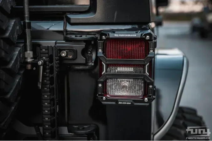 Fury engraver taillight cover for Jeep wrangler JK Maiker 4x4 Exterior Accessories light cover customcustom