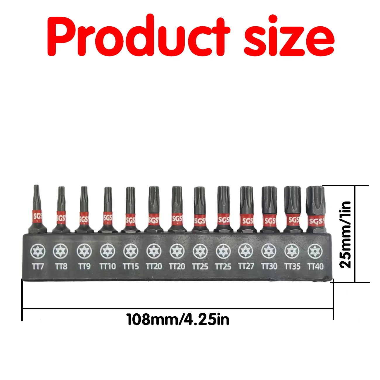 Hochwertiges, superstarkes magnetisches Schraubendreher-Bit-Set, 13/31-teiliges Set, 25/50 mm manipulationssicheres sternförmiges Set, S2-Stahl, Kohlenstoff-Schwarzoxid-Behandlung, verschleißfest/schlagfest/rostfrei, geeignet für elektrische Bohrmaschinen/mechanische Reparaturen/Installation elektronischer Geräte/Möbelmontage – Detail 6