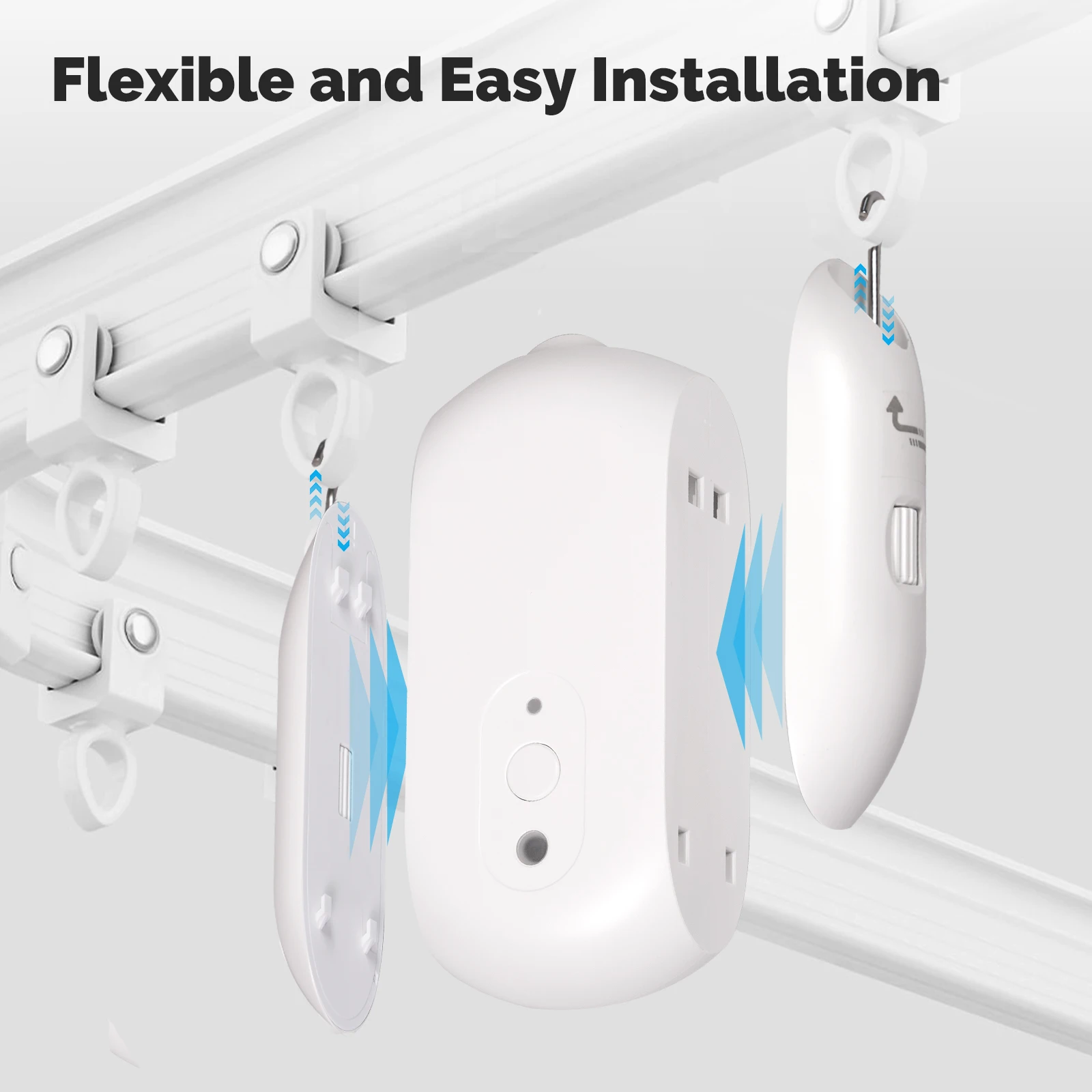 MOES Tuya Zigbee Smart Electric Curtain Robot Timing Auto Opener Light Sensor Ap
