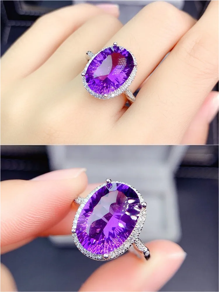

Женские кольца с фиолетовыми камнями, 3 карата