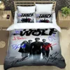 Teen Wolf Printed Bedding Sets exquisite bed supplies set duvet cover bed comforter set bedding set luxury birthday gift 1