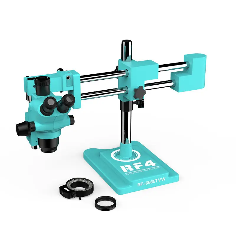 rf4 microscope RF6565TVW 6.5X to 65X Synchronous double boom zoom