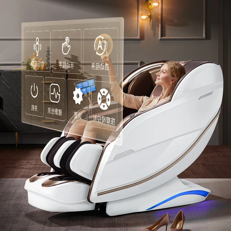 3 Year Warranty 4D SL-Track Zero Gravity full body AirBag Massager Chairs Home 3D Office Chair Luxury Electric Massage Sofa 4