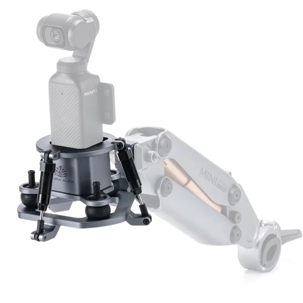TILTA HDA-T15-SAH-TG Shock Absorbing Head for Hydra Alien Mini Titanium Gray 2