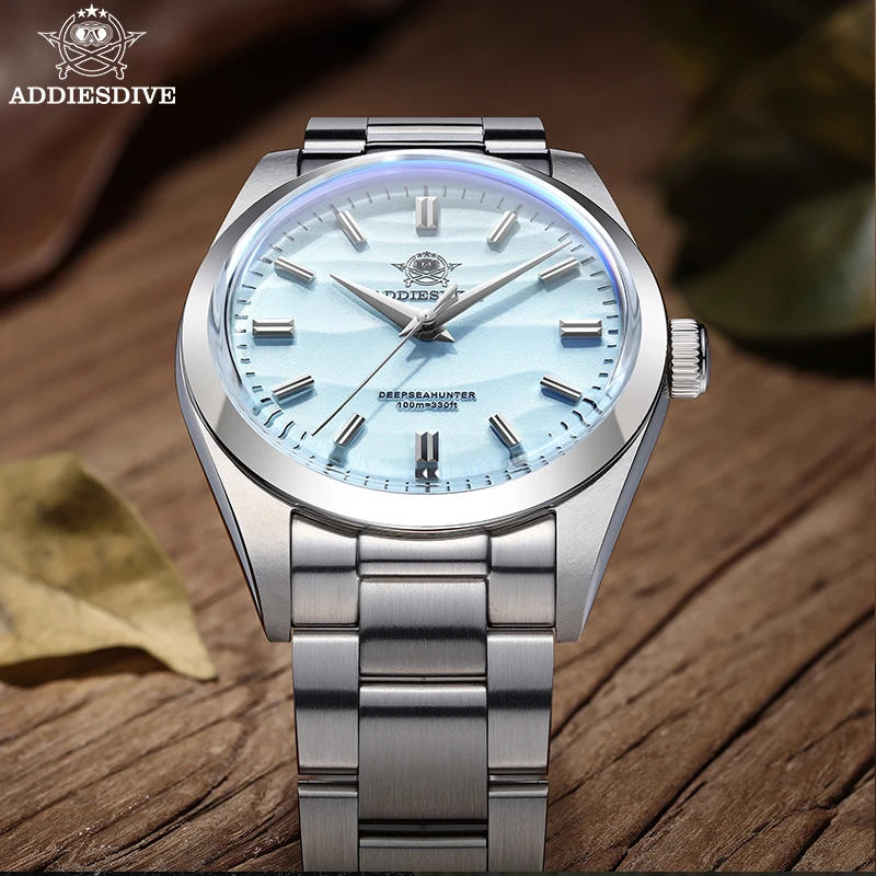 ADDIESDIVE 36mm No logo Men's Watch Desert 3D Dial 316L