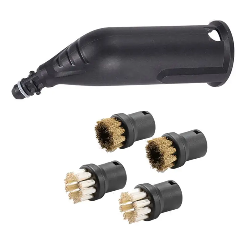 [B25B!】 Set di spazzole per ugelli per vaporizzatore per Karcher SC1 SC2 SC3 SC4 SC5, accessori di ricambio, spazzole rotonde per pulitore a vapore