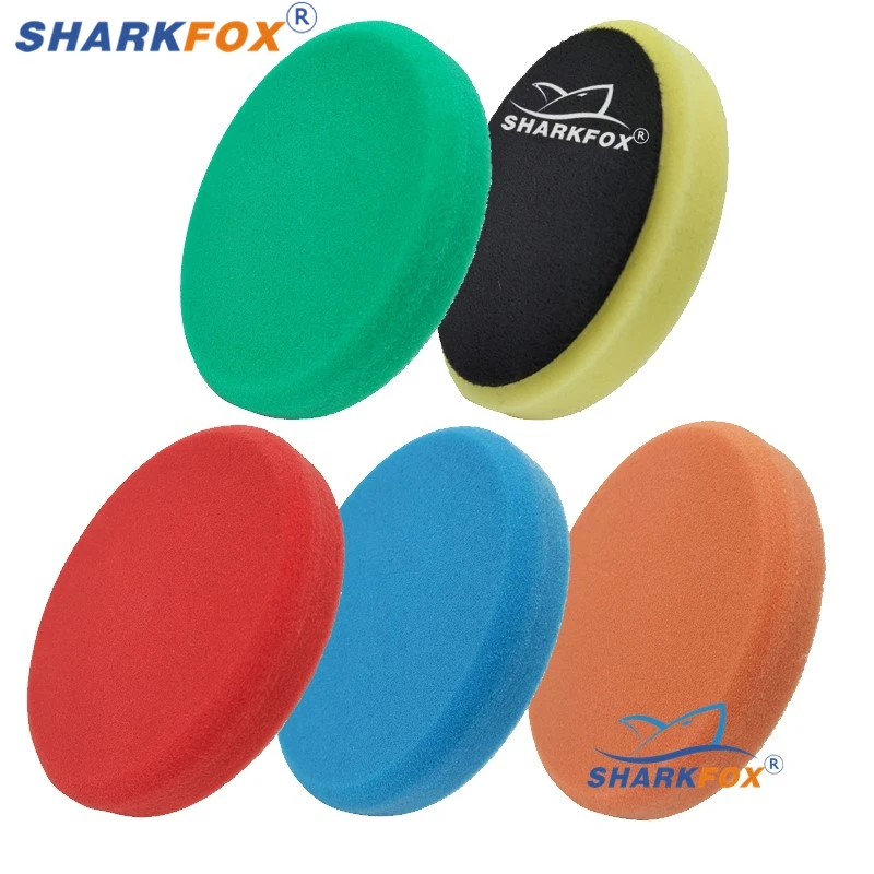 car polishing pad Sharkfox 5"(125mm) /6"(150mm) Car Sponge Polishing Pads For DA/RO/GA Car Polisher