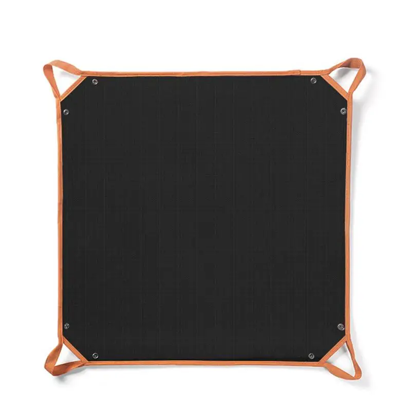 

Camping Stove Fireproof Mat Flame Retardant Insulation Pad Firewood Storage Silicone Coated Anti-Scald Fire Pit Protective Mat