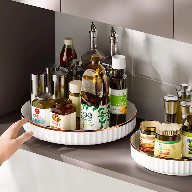 Rotating Storage Rack Kitchen Multi Functional Seasoning Seasoning