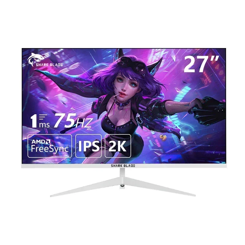 

27 inch 75hz Monitors Gamer LCD Monitor PC 2560*1440p Displays for desktop 2k Computer HDMI Compatible