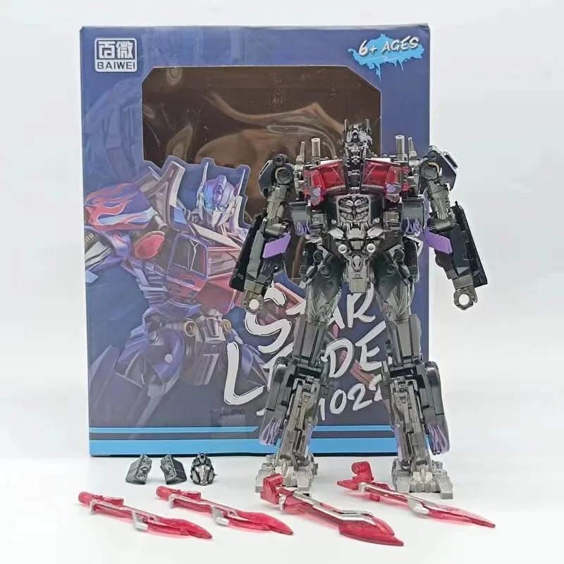 

BAIWEI TW1022B TW-1022 Siege Series Darkness Optimus OP Commander KO SS44 With Accessories Transformation Action Figure Toys