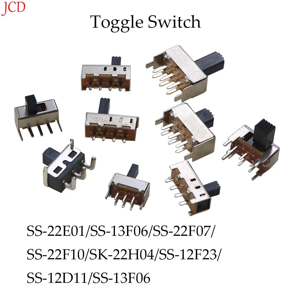 

5PCS SS-13F06 SS/SK-22 Slide Switch Slide Gear Fluctuation Band 2/3 File Single Double Horizontal Mini Horizontal Power Supply