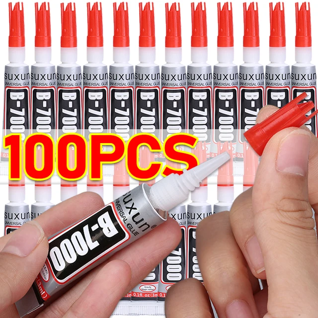 100/10x B-7000 กาว Universal DIY กาว CLEAR Contact ซ่อมโทรศัพท์กาวสําหรับงานฝีมือ DIY เครื่องประดับโลหะ Bonding Creative โครงการ 1