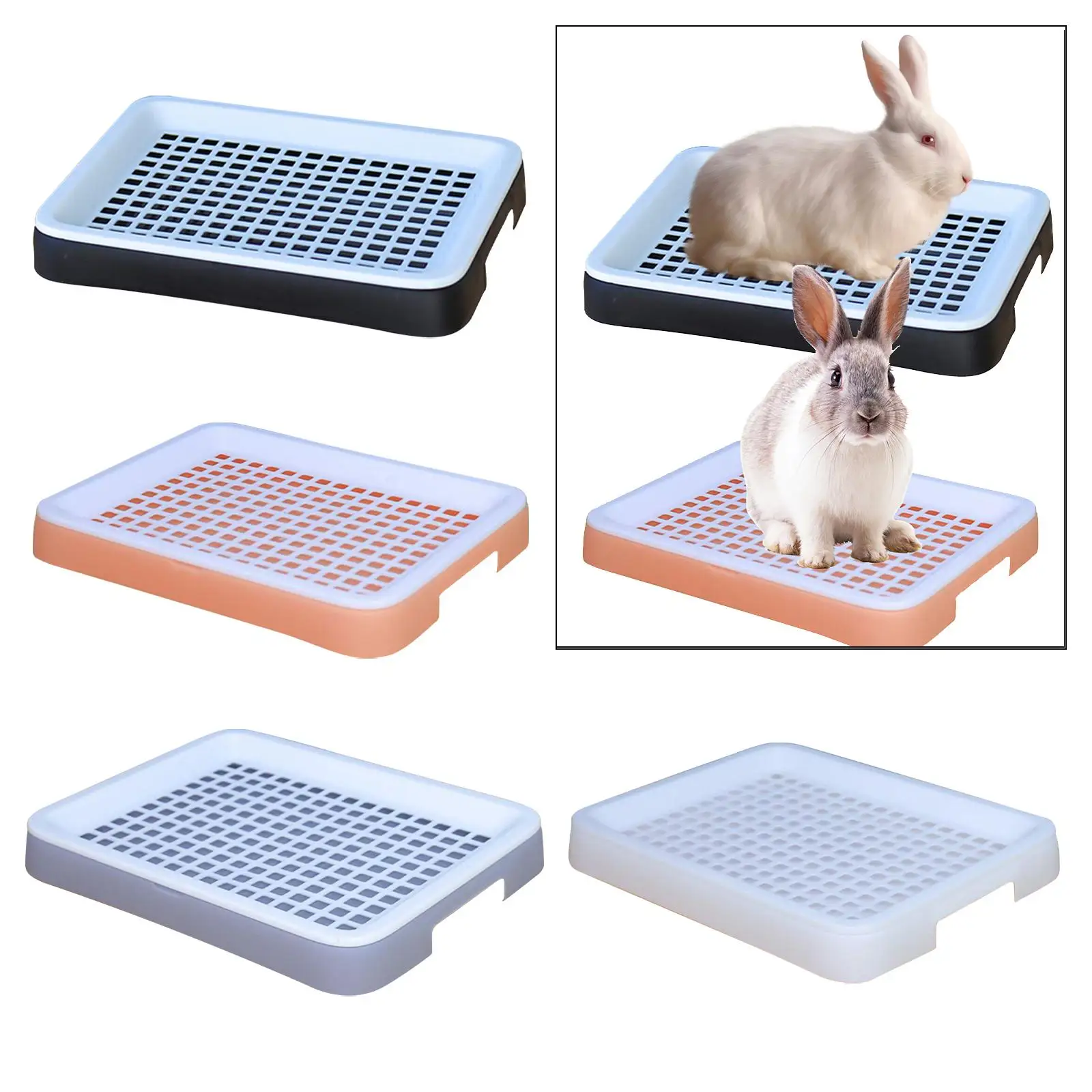  Litter Box Training Pan Cage with Toilet Tray for Birds Pet Supplies