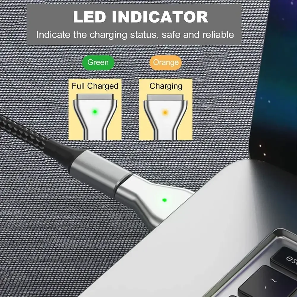 USB Type-C to Magnetic Fast Charging Connector Adapter